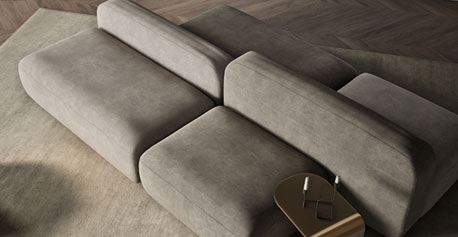 What materials can be used to make fabric sofas？